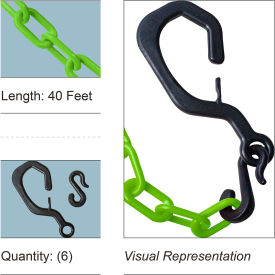 Mr. Chain® Delineator Hook Kit with 2
