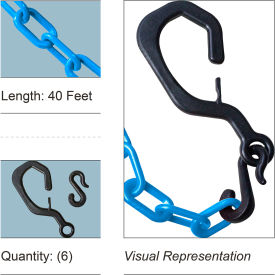 Mr. Chain® Delineator Hook Kit with 2