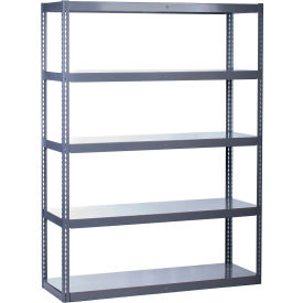 GoVets 5 Shelf High Capacity Boltless Shelving Steel Deck Starter 96