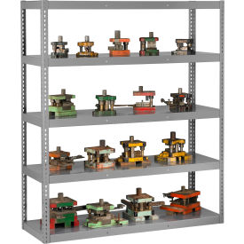 GoVets™ 5 Shelf Extra Heavy Duty Boltless Die Rack Shelving 72-5/8