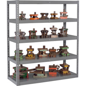 GoVets™ 5 Shelf Extra Heavy Duty Boltless Die Rack Shelving 60-5/8