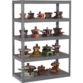 GoVets™ 5 Shelf Extra Heavy Duty Boltless Die Rack Shelving 48-5/8