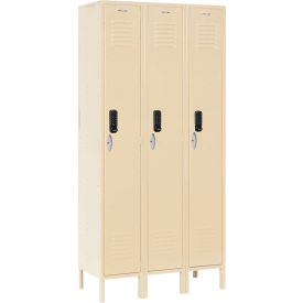GoVets™ 1-Tier 3 Door Digital Locker 36