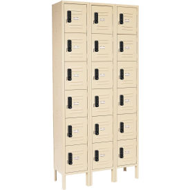 GoVets™ 6-Tier 18 Door Digital Locker 36