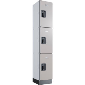GoVets™ 3-Tier 3 Door Digital Wood Locker 12
