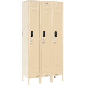 GoVets™ 1-Tier 3 Door Digital Locker 36