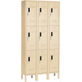 GoVets™ 3-Tier 9 Door Digital Locker 36