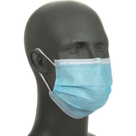 Face Mask With Ear Loops 3-Ply 50/Box 486708