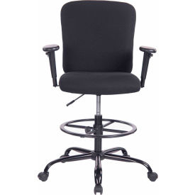 GoVets™ Big and Tall All Fabric Drafting Stool 657695