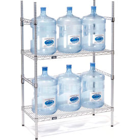 Nexel 5 Gallon Water Bottle Storage Rack 6 Bottle Capacity 084797