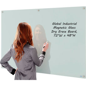 GoVets™ Magnetic Glass Whiteboard 72