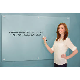 GoVets™ Frosted Glass Dry Erase Board 72