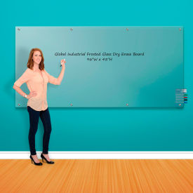 GoVets™ Frosted Glass Dry Erase Board 96
