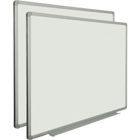 GoVets™ Porcelain Dry Erase Whiteboard - 48