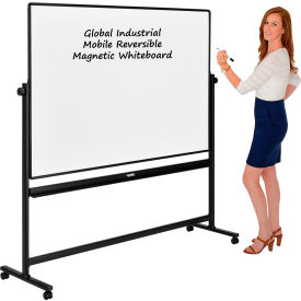 GoVets™ Mobile Reversible Whiteboard - 72
