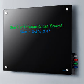 GoVets™ Magnetic Glass Dry Erase Board - 36