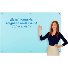 GoVets™ Magnetic Glass Dry Erase Board - 72
