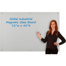 GoVets™ Magnetic Glass Dry Erase Board - 72