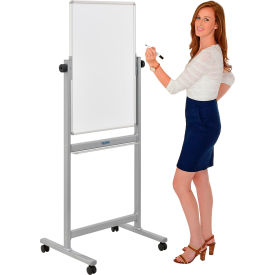 GoVets™ Mobile Reversible Magnetic Whiteboard - 24