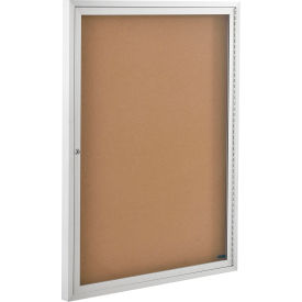 GoVets™ Enclosed Cork Bulletin Board - 36
