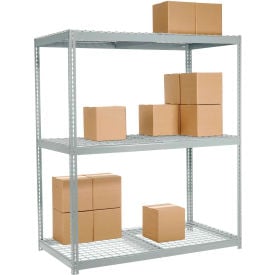 GoVets 3 Shelf Standard Duty Boltless Shelving Starter 96