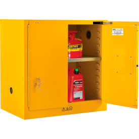 GoVets™ Flammable Cabinet Self Close Double Door 22 Gallon 35