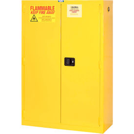 GoVets™ Flammable Cabinet Self Close Double Door 30 Gallon 43
