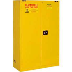 GoVets™ Flammable Cabinet Self Close Double Door 90 Gallon 43