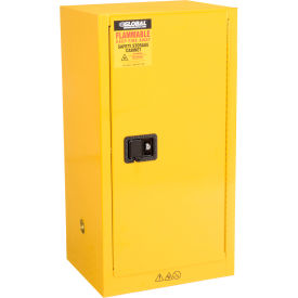 GoVets™ Flammable Cabinet Manual Close Single Door 16 Gallon 23