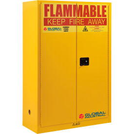 GoVets™ Flammable Cabinet Manual Close Double Door 45 Gallon 43
