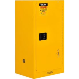 GoVets™ Flammable Cabinet Self Close Single Door 16 Gallon 23