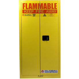 GoVets™ Flammable Cabinet w/ Manual Close Door 44 Gallon 34