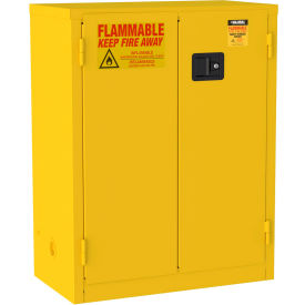 GoVets™ Flammable Cabinet Manual Close Double Door 28 Gallon 34