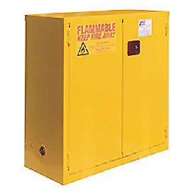 GoVets™ Flammable Cabinet Self Close Double Door 28 Gallon 34