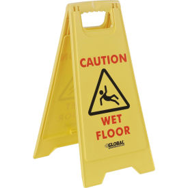 GoVets™ Floor Sign 2 Sided - Caution Wet Floor 725261