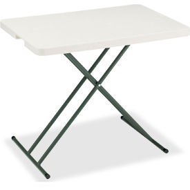 Interion® Adjustable Height Plastic Folding Table 20