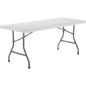 Interion® Plastic Folding Table 30