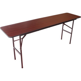 Interion Folding Wood Seminar Table 72