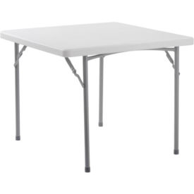 Interion® Plastic Folding Table 36