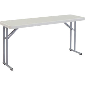Interion® Plastic Folding Seminar Table 18