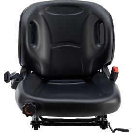 GoVets™ UniversalErgonomic Forklift Seat with Suspension & Adjustable Curved Back 277293