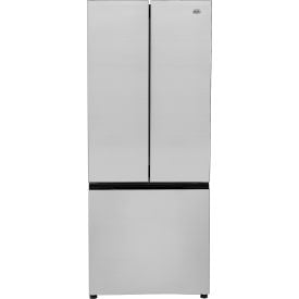 Nexel® Refrigerator & Freezer Combo 16 Cu. Ft. French Doors Stainless Steel 228243