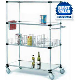 Nexel® Stainless Steel Shelf Truck 1200 lb. Capacity 48