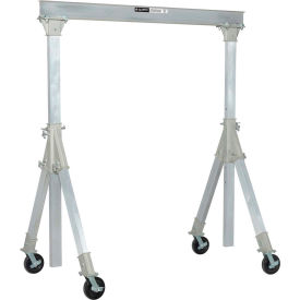 GoVets ™ Adjustable Height Aluminum Gantry Crane 10'W x 7'8