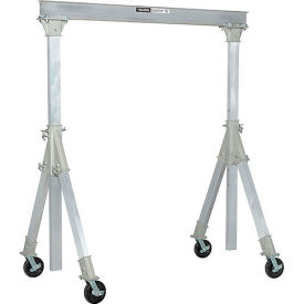 GoVets ™ Adjustable Height Aluminum Gantry Crane 9'8