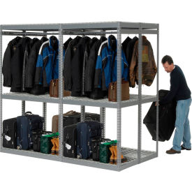 GoVets™ Boltless Luggage Garment Double Rack - 96
