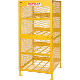 Global™ Cylinder Storage Cabinet - Horizontal Single Door 8 Cylinders - 33