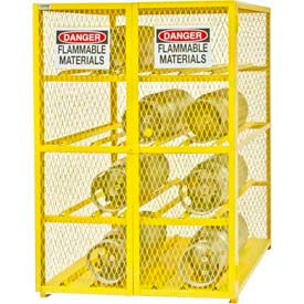 GoVets™ Cylinder Storage Cabinet Horizontal DBL Door 12 Cylinders 50