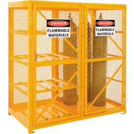 GoVets™ Cylinder Storage Cabinet DBL Door Combo 60