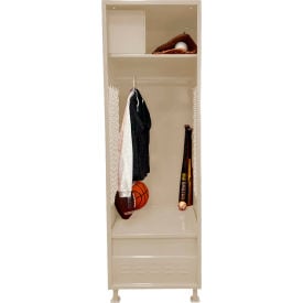 GoVets Open Gear Locker w/ Top Compartment Foot Locker & Legs 24